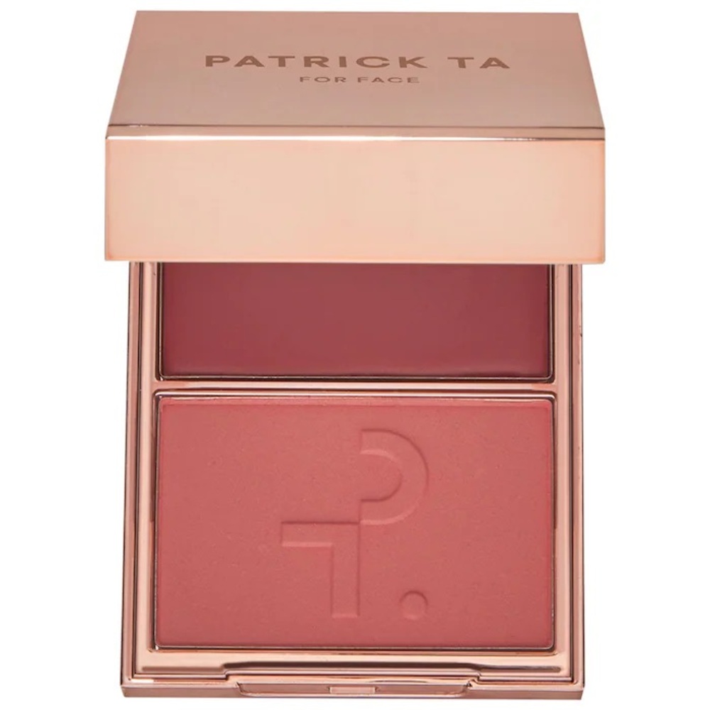 NIB Patrick Ta Major Headlines Double-Take Crème & Powder Blush Duo